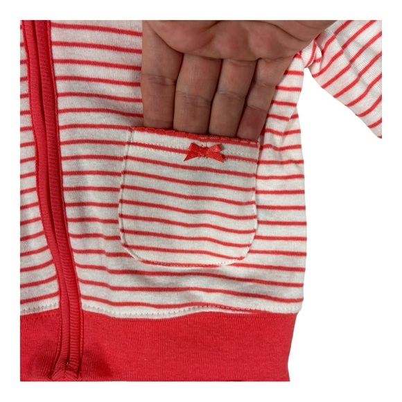 NWT Baby - Carters Girls 3-Piece Set - Orange and White - 12 months - Picture 2 of 6